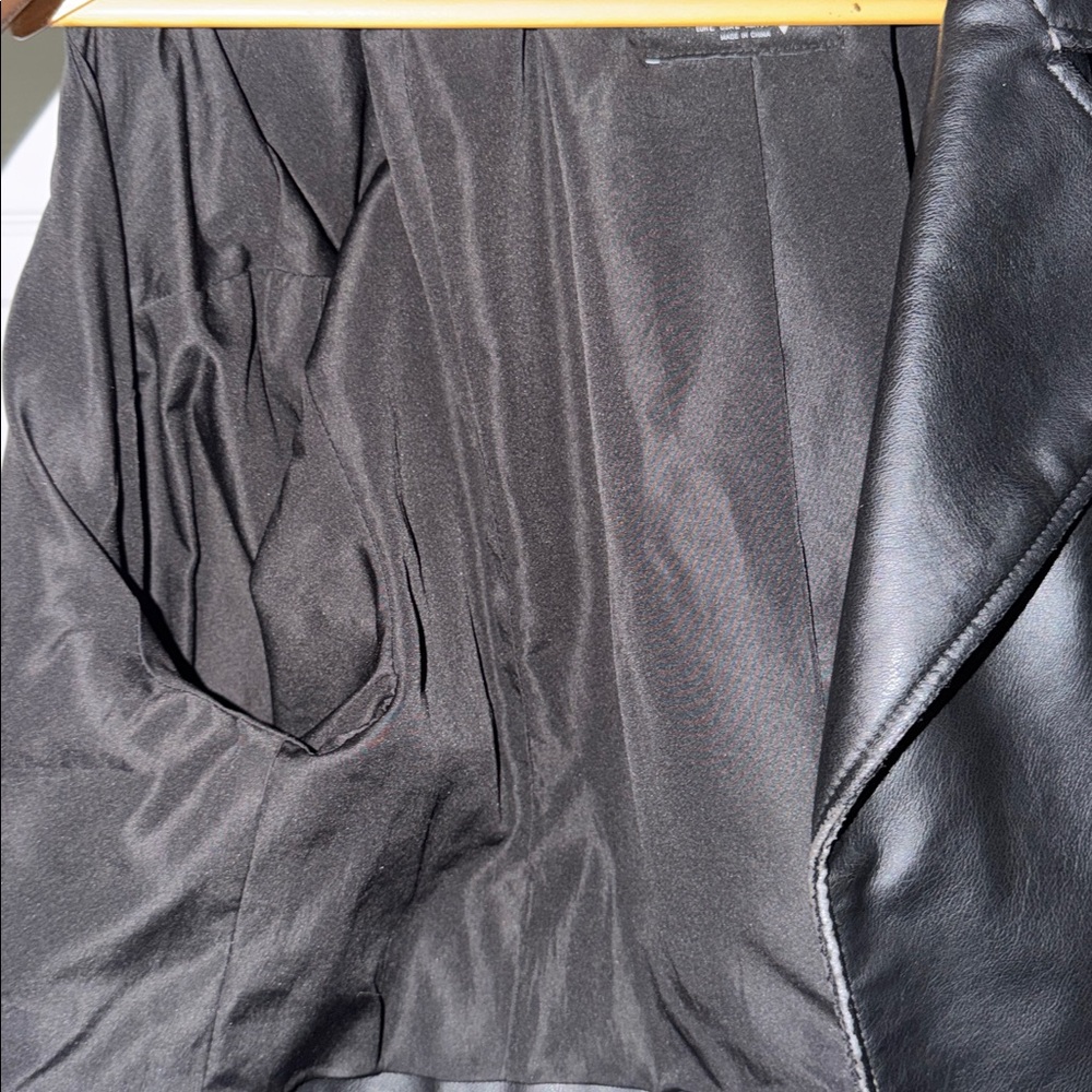 Zara Faux Leather Jacket - Picture 8 of 9